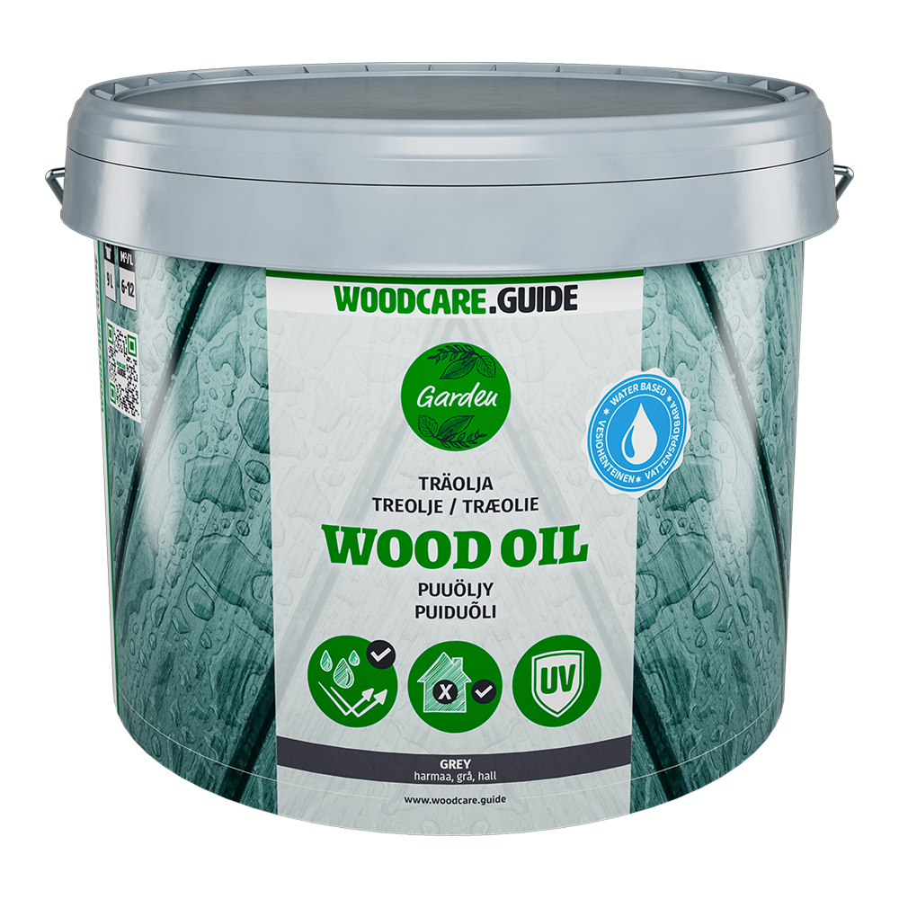 WOODCARE.GUIDE Wood Oil Grey 9L