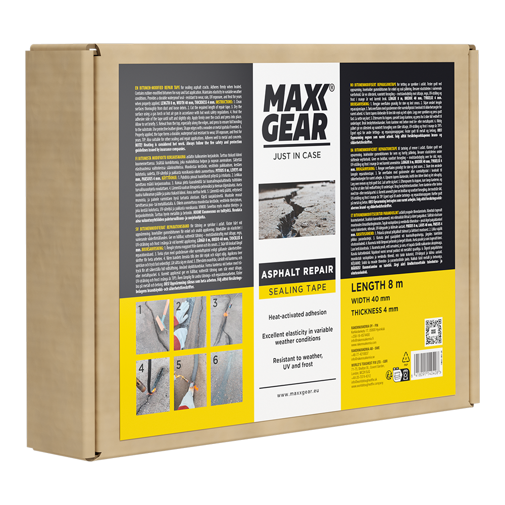 Maxx Gear Asphalt Repair Sealing Tape 8m